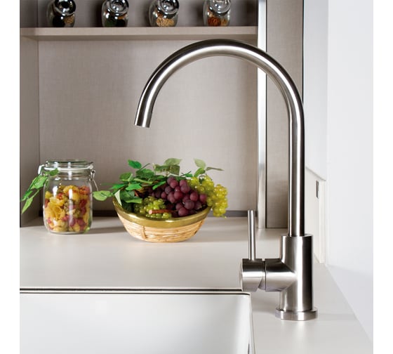 Смеситель для кухни CLEVER CURVE-INOX FINISHING 99850