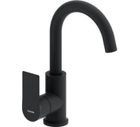 Смеситель для умывальника с поворотным изливом Damixa Apollo черный 470220300