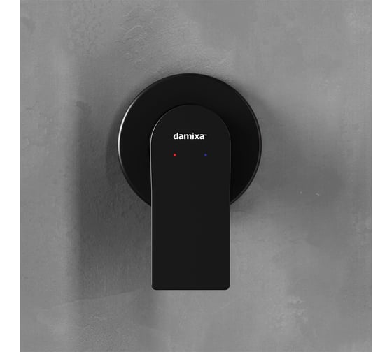 Встраиваемый смеситель для душа Damixa Apollo черный 477500300