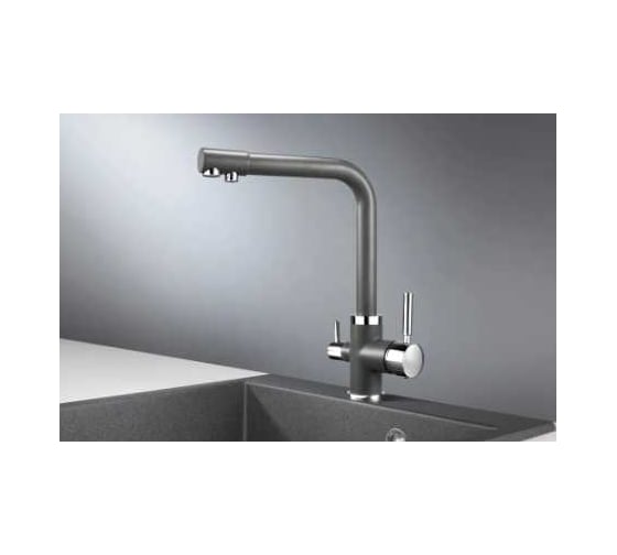 Смеситель KUPPERSBERG GEOS DARK ROCK 6778