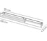 Полка Граф Держалкин Skyline double 100x9,2x9 полотенцедержатель справа черный Fl-sky-d100пр-ч 4