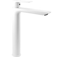 Высокий смеситель для умывальника CLEVER AGORA XTREME матовый белый 60706