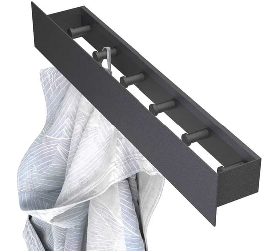 Крючки Граф Держалкин Skyline hook 60x9,2x9 черная Fl-sky-hook60-ч 1