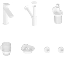 Смеситель для раковины в ванную комнату Wellsee ICON! for life в наборе 7 в 1 201000245