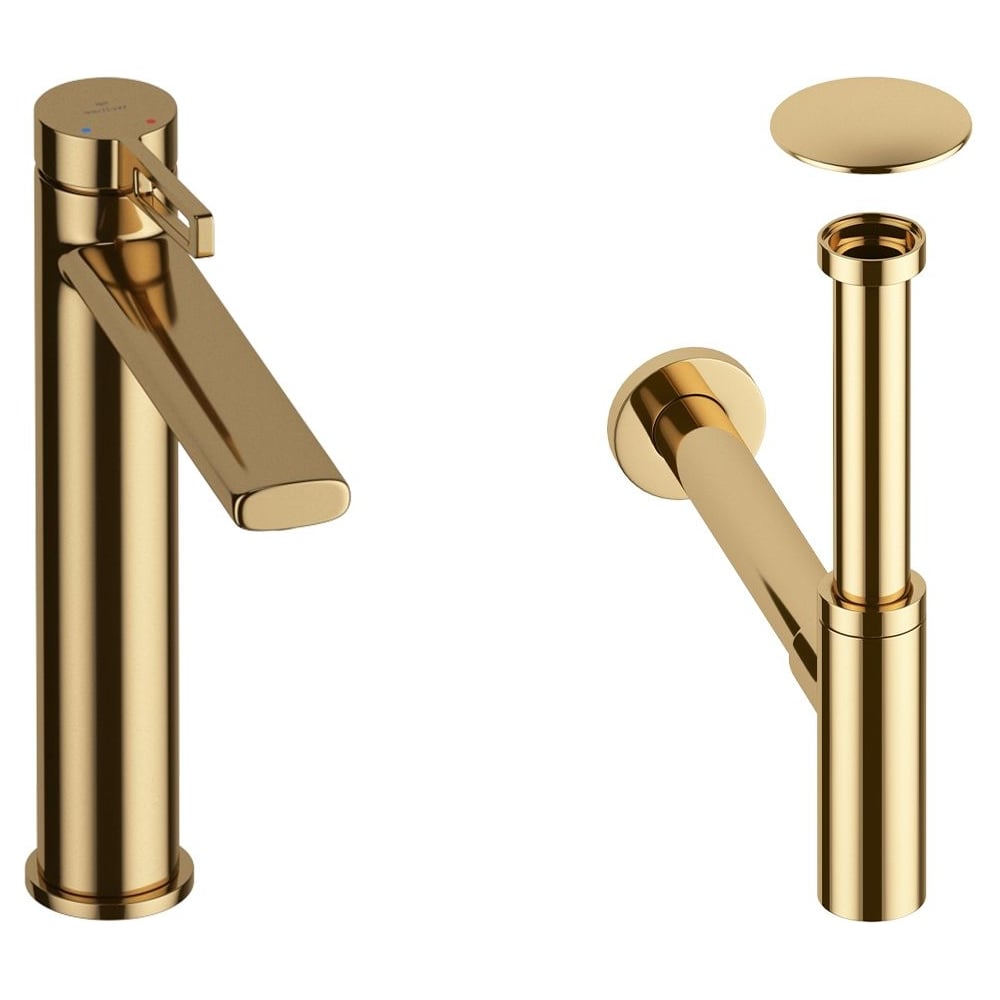 Высокий смеситель для накладной раковины Wellsee ONCE! and forever в ...