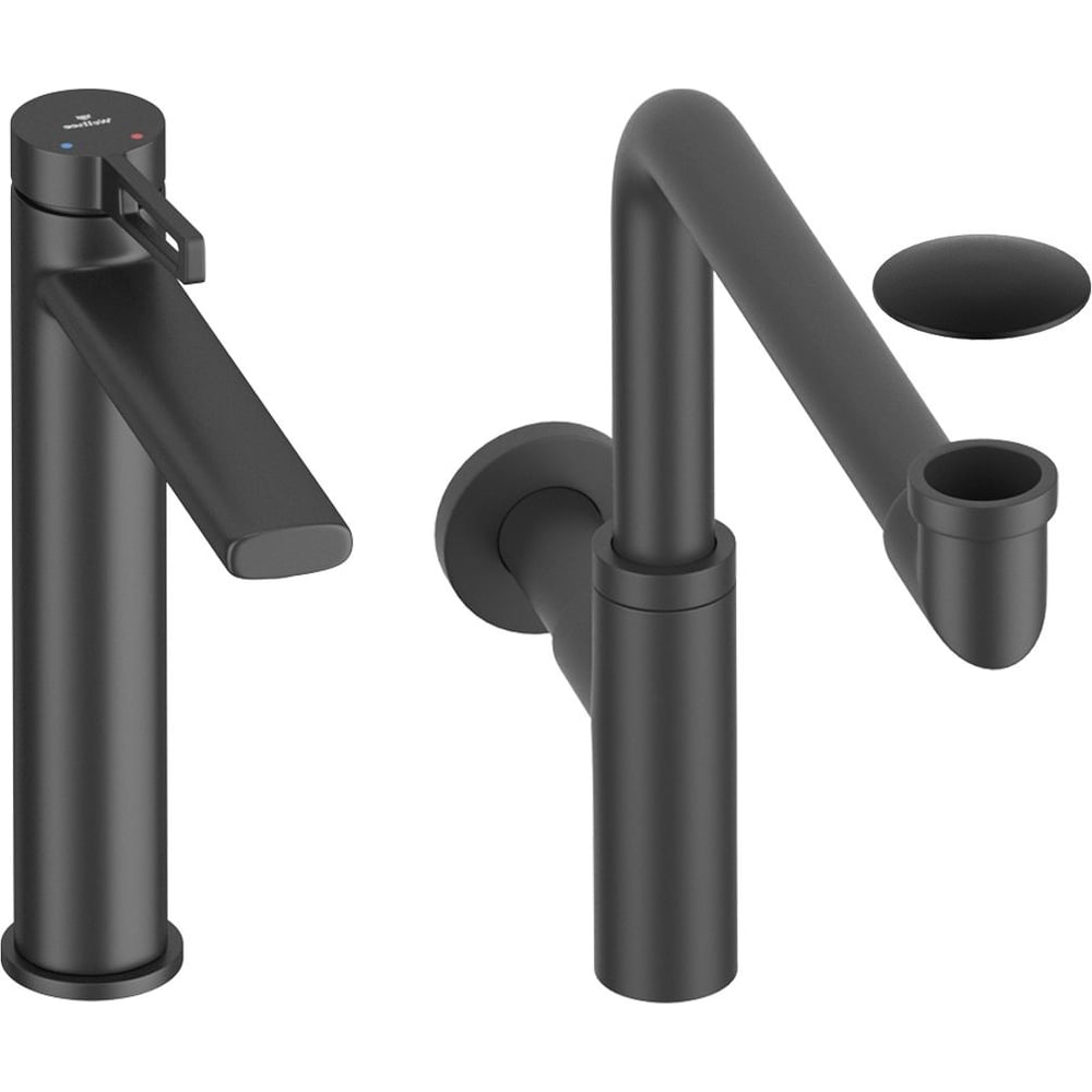 Высокий смеситель для накладной раковины Wellsee ONCE! and forever в ...