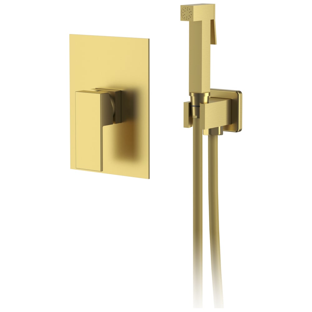 Встраиваемый смеситель для душа D&K Bayern.Liszt с гигиеническим душем ...