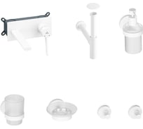 Встраиваемый смеситель для раковины Wellsee ONCE! and forever в наборе 8 в 1 201000550