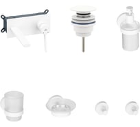 Встраиваемый смеситель для раковины Wellsee ONCE! and forever в наборе 7 в 1 201000510