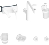 Встраиваемый смеситель для раковины Wellsee ONCE! and forever в наборе 8 в 1 201000560