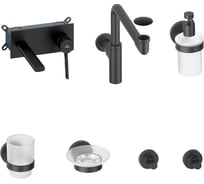 Встраиваемый смеситель для раковины Wellsee ONCE! and forever в наборе 8 в 1 201000557