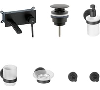 Встраиваемый смеситель для раковины Wellsee ONCE! and forever в наборе 7 в 1 201000507