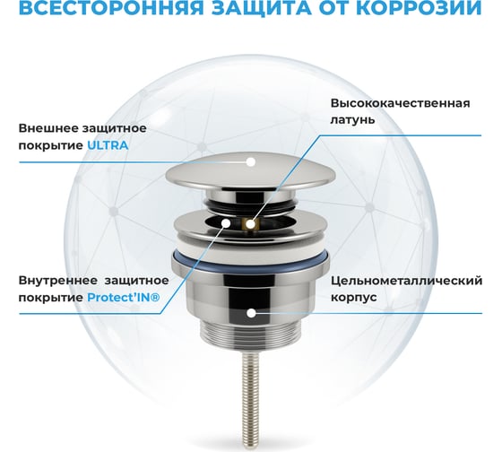 Встраиваемый смеситель для раковины Wellsee ICON! for life в наборе 7 в 1 201000501