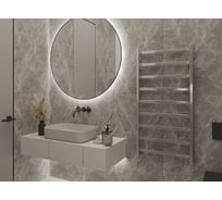 Водяной полотенцесушитель GUARDO PIATTO 1200x630 с 9 перекладинами хромированный  PIATTO 1206 CH