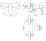 Смеситель для душа Standard TYRIA однорукоятковый, хром Ideal BC156AA 2