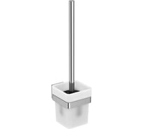 Щетка с держателем Ideal Standard IOM SQUARE , матовое стекло, настенная, хром E2194AA