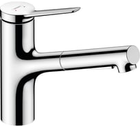 Кухонный смеситель HANSGROHE HG Zesis M33 однорычажный, 150 с вытяжным душем, 2jet, sBox lite 74803000