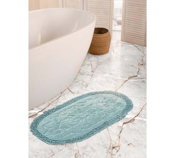 Коврик Arya Home lale 60x100 мятный 8680943210807