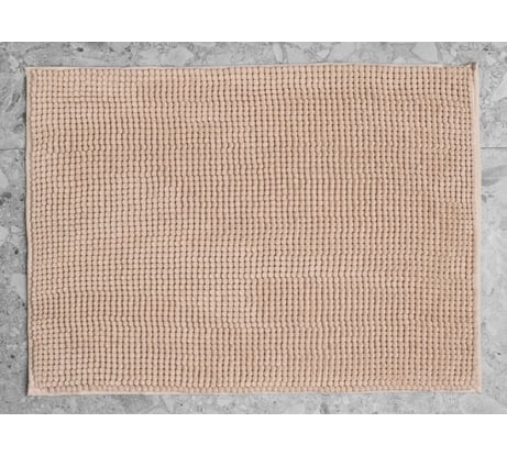 Коврик из синели Arya Home softy 40х60 бежевый 8680943223722
