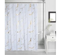 Штора для ванной Arya Home brock 180x180 см белый 8680943229007