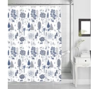 Штора для ванной Arya Home larch 180х180 белый 8680943221001