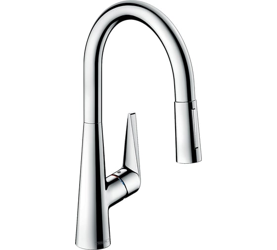 Кухонный смеситель Hansgrohe Talis M51 однорычажный, 200, с вытяжным душем, 2jet 73851000