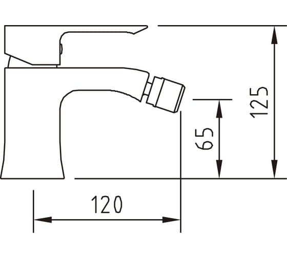 Смеситель для биде CLEVER AGORA ELEGANCE 98681