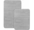 Комплект ковриков LAIMA Home Memory effect для ванной 50x80 см и туалета 40x60 см, светло-серый 608446 1