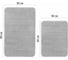 Комплект ковриков LAIMA Home Memory effect для ванной 50x80 см и туалета 40x60 см, светло-серый 608446 9
