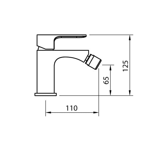 Смеситель для биде CLEVER SAONA SLIM 60121