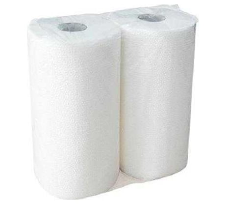 Бумажные полотенца Комус 2 слоя, белая, 17 м, 2 рулона 1738328