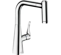 Кухонный смеситель Hansgrohe Metris M71 однорычажный, 220, с вытяжным душем, 2jet 73800000