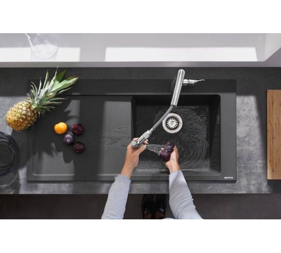 Кухонный смеситель Hansgrohe Metris M71 однорычажный, 220, с вытяжным душем, 2jet 73800000