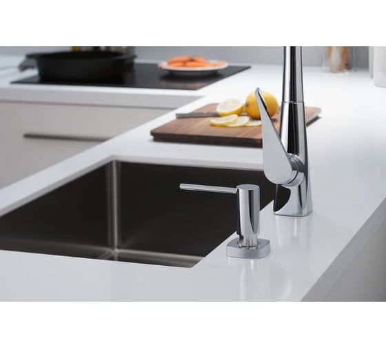 Кухонный смеситель Hansgrohe Metris M71 однорычажный, 220, с вытяжным душем, 2jet 73800000