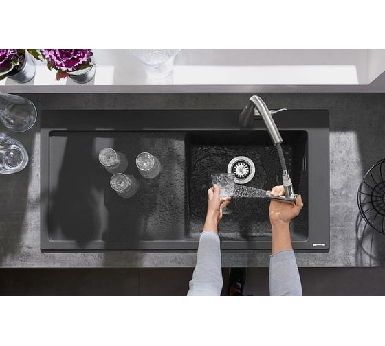 Кухонный смеситель Hansgrohe Metris M71 однорычажный, 220, с вытяжным душем, 2jet 73800000