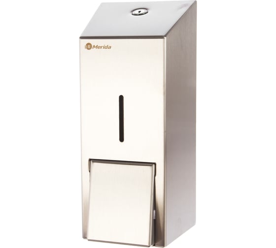 Дозатор жидкого мыла Merida металлический STELLA MAXI (матовый) 800 мл DSM101