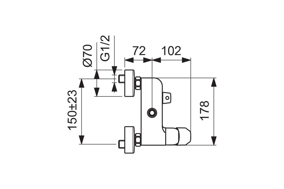 Душевая стойка VIDIMA Balance BA271AA 00000068847 - выгодная цена ...