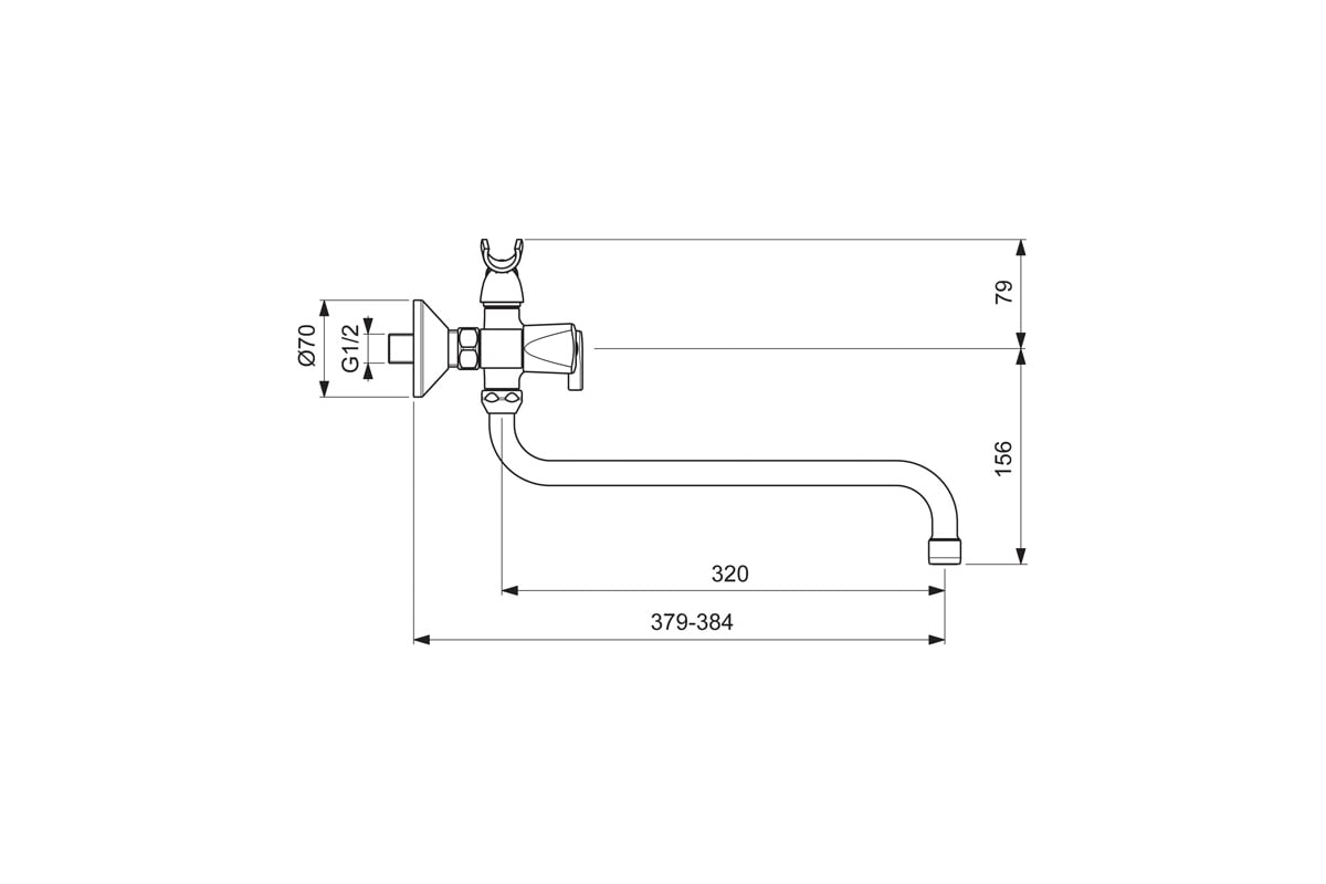 Смеситель для кухни vidima practic ba231aa