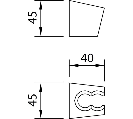 Держатель ручного душа CLEVER FIJO S12 98343