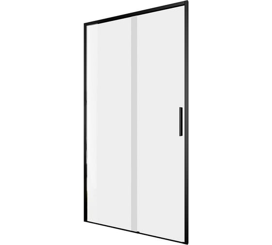 Дверь в нишу Aquanet Pleasure Evo, 1000 мм, черн.анод./прозр. Easy Clean AE65-N100-BT 00312533