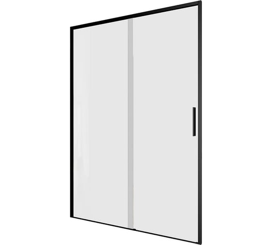 Дверь в нишу Aquanet Pleasure Evo, 1300 мм, черн.анод./прозр. Easy Clean AE65-N130-BT 00312539