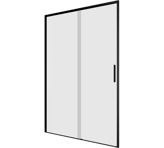 Дверь в нишу Aquanet Pleasure Evo, 1200 мм, черн.анод./прозр. Easy Clean AE65-N120-BT 00312537