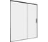 Дверь в нишу Aquanet Pleasure Evo, 1500 мм, черн.анод./прозр. Easy Clean AE65-N150-BT 00312543 1