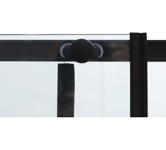 Дверь в нишу Aquanet Pleasure Evo, 1400 мм, черн.анод./прозр. Easy Clean AE65-N140-BT 00312541