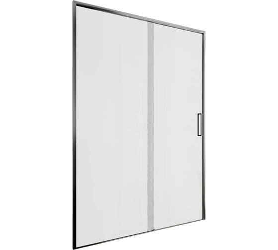 Дверь в нишу Aquanet Pleasure Evo, 1300 мм, хром/прозр. Easy Clean AE65-N130-CT 00312538 1