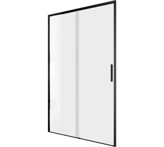 Дверь в нишу Aquanet Pleasure Evo, 1100 мм, черн.анод./прозр. Easy Clean AE65-N110-BT 00312535