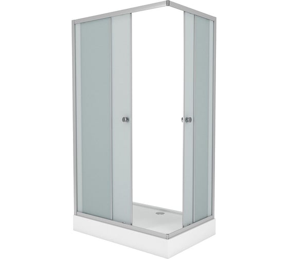 Душевой уголок NIAGARA NG-018-14Q 100x80x195 поддон 13см, стекло мат, 2 места 0181422Q 00324427 1