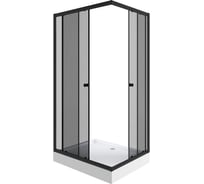 Душевой уголок NIAGARA NG-018-14QT 100x80x195 поддон 13см, стекло тонированное, 2 места 0181432QT 00324431