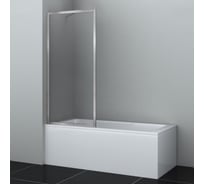 Стеклянная шторка с фиксатором WasserKraft Абенс (Abens) F 20W01-80BN