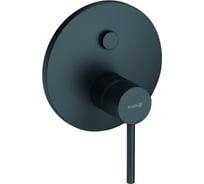 Встраиваемый смеситель для ванны и душа Kludi BOZZ черный матовый; автом. переключатель душ/ванна PUSH&SWITCH 00079501